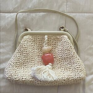 Kendra Scott Lincoln Resin Stone Straw Clutch